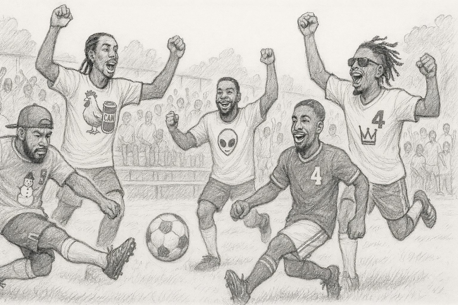Celebrity Soccer Tournament sketch